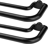 Double Curtain Rods 2 Pack 32 to 58 Inches, HOTOZON Blackout Double Curtain Rods for Windows 20 to 5
