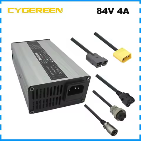 84V 4A Li-ion 20S Battery Fast Charger 72V 72 Volt 4A Lithium RV Golf Cart Forklift Charger XT60 3PI