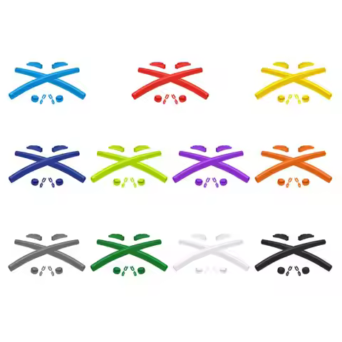 Firtox Replacement Rubber Kits Ear Socks & Nose Pads For Oakley Romeo 1 / X Metal Penny Sunglasses