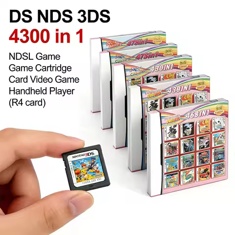 4300 in 1 Compilation DS NDS 3DS 3DS NDSL Game Cartridge Card Video Game Handheld Player (R4 card) 2
