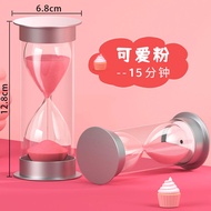 Study Timer Sandglass Clock Childrens Anti-fall 5/10/15/20/30/60 Minute Learning Ornaments Kitchen C