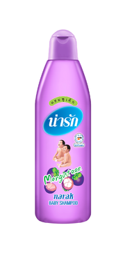 Narak แชมพูเด็กน่ารัก มังคุด 300 มล. แชมพูเด็ก แชมพูเด็กหอมๆ เบบี้แชมพู ยาสระผมเด็ก
