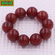 Red agate bracelet from 8mm to 16mm, 108 beads, bead bracelet