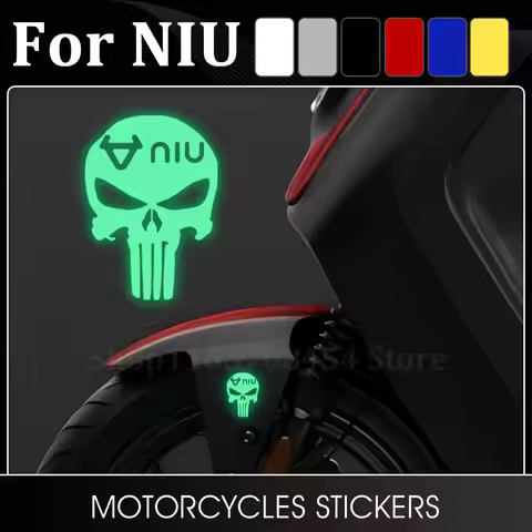 Motorcycle Glow Stickers Waterproof Decal for NIU N1S Accessories NGT N1 M1 U1 M+ NG US U+ UQI U+B K