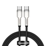 Baseus 100W Type-C to Type-C Cable for MacBook Pro 5A Metal Data Fast Charging Cable For Samsung Gal