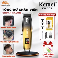 Tông đơ cắt tóc chuyên nghiệp không dây KM- J03 Tông đơ chấn viền tạo kiểu ở nhà chuyên nghiệp