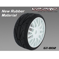 Rc Tire Rim/ Tire/ Tire Vp Pro Gt Onroad 1/8 Buggy Rubber Tyre super Flexx White (2pcs)