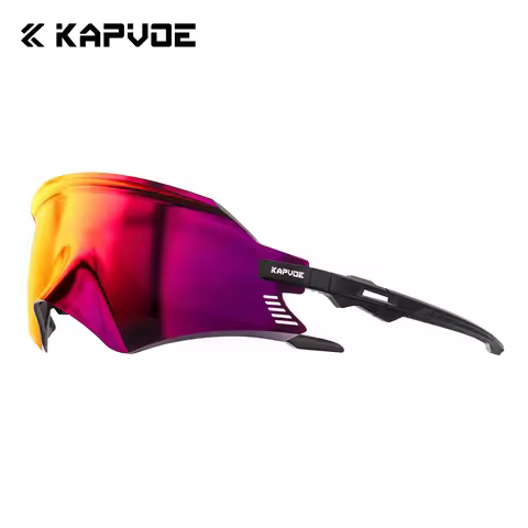 KAPVOE Outdoor Photochromic Cycling Sunglasses Men Road Driving Bike Glasses Sports Hiking Women Bic
