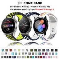 Huawei Watch GT 3 Strap for Huawei gt3 46mm 42mm Huawei Watch 3 Pro Band Huawei Gt2 Por Silicone Replacement Bracelet