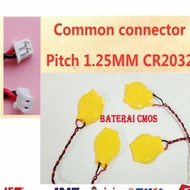 Baterai batre CMOS laptop acer aspire 4741 2 pin kabel original