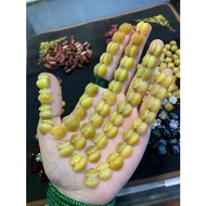 Golden tiger eye money bag with beautiful, shiny center to make natural standard rings and necklaces