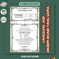 TAHLIL INVITATION 40 DAYS, 100 DAYS, PENDAK, 1000 DAYS INSTANTLY DONE