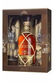 Plantation XO 20th Anniversary Rum Gift Set (700ml) (Gift box+2 Tasting Glasses)