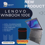 Laptop Baru 3Juta-an Murah Lenovo Winbook 100e - Windows 10 - Intel