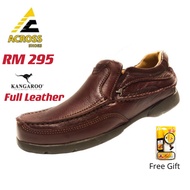 💯 ORIGINAL KANGAROO KG-9724 MEN SHOES LEATHER (FREE SHOE POLISH)