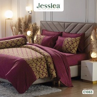 [New]Jessica Cotton Silk Shine C1063 ชุดเครื่องนอน ผ้าปูที่นอน ผ้าห่มนวม เจสสิก้า พิมพ์ลายได้อย่างสวยงาม