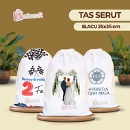 Drawstring bag tote bag children's birthday tote bag birthday bag/ 25x35/