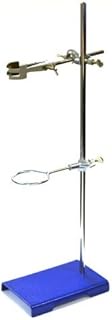 Laboratory Grade Metalware Set - Support Stand (8" x 5"), 12mm Dia. Rod (24" L), Cork Lined Burette