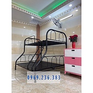 Giường sắt 2 tầng trên 1m dưới 1m2 hàng cao cấp sơn tĩnh điện, nằm thoải mái cho cả nhà - Bảo An