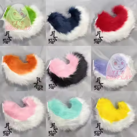 Furry Head Fursuit Tail Customized Fursuit Cosplay Kigurumi Kemono Handmade Head Role Play Furry Cus