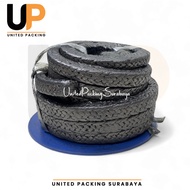 Gland Packing Asbestos Graphite Remes Packing Black Wire (ROLL) United Packing Surabaya