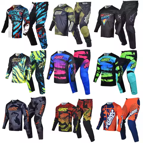 Willbros Mx Jersey and Pants Set Motocross Suit MTB BMX DH Enduro Dirt Bike Adult Gear Combo Offroad