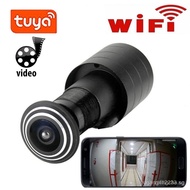 [In stock]Tuya Smart Wifi Door Eye Hole Security 1080P HD 1.66mm Lens Wide Angle FishEye CCTV Networ