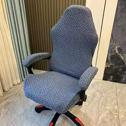 1pc Fashion Simple Home Gaming Chair Cover Universal Computer Game Competitive Seat Backrest Armrest