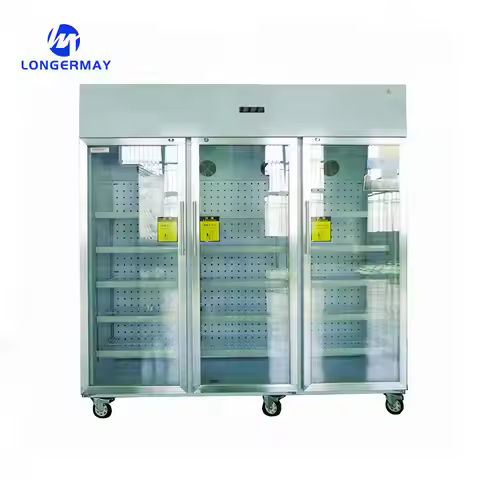 China factory China Low price 3 doors 2 to 8 degree pharmaceutical Medical Pharmacy Refrigerator