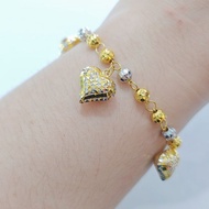 Rantai tangan boba love emas 375 T139S