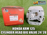 HACHI HONDA XRM 125 CYLINDER HEAD BIG VALVE 24MM*28MM