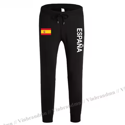Kingdom of Spain Espana ESP Spanish Spaniard Mens Pants Joggers Jumpsuit Sweatpants Track Sweat Fitn