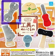 日版扭蛋 Qualia 豆豆眼 工具系列 士巴拿 毛公仔掛件