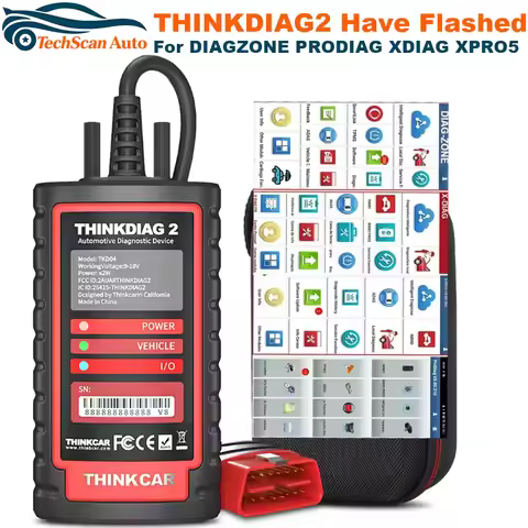 THINKCAR Thinkdiag 2 With 1 Year, for Diagzone XDiag Prodiag XPRO5 Software Support CAN FD Protocol 