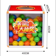 Lottery Box Lottery Box Voting Box Opaque Activity Lottery Box Single-Sided Transparent Ballot Box/l