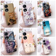 Clear For Honor X7B Case CLK-LX1 Aesthetic Cute Cartoon Fashion Butterfly Funny Painted Casing CLK-L