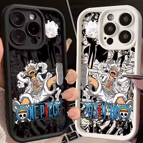 O-One Pieces Luffy 5 Gear Phone Case For Xiaomi Redmi Note 15 14 13 12s 12 11 10 9s 9 8 7 A5 Pro Plu