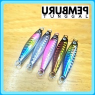 Bilis Jig, Micro Jig 20g & 40g Metal Jig, Fast Jig, Casting ikan GT, Tongkol, Cencaru, Sagai