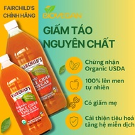 FairChild's Organic Pure Apple Cider Vinegar with Mother Vinegar 473ml and 946ml - Digestive Support