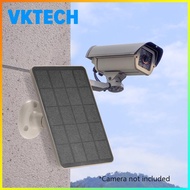 [Vktech] Outdoor Solar Wireless Charger 10W for Security Cameras with USB-C and DC5521 Ports High Ef