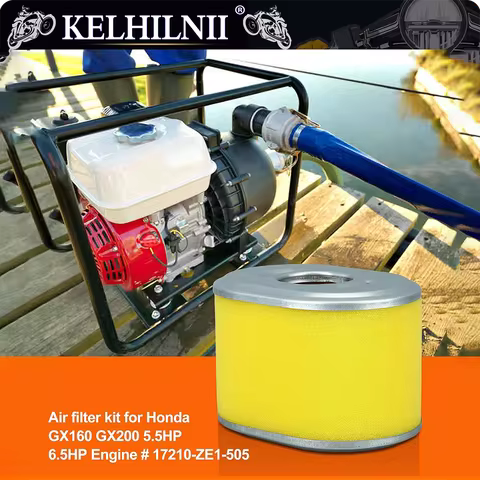 GX160 Air Filter for Honda GX200 GX 160 GX 200 GX140 5HP 3.5HP 5.5HP 6.5HP Engine EG2200X EZ2500 Gen