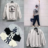 [GENUINE] SWEATER NEW ERA x MLB LA DODGERS PATCHED RL53 GRAY *14858066 - Genuine NEW ERA Shirt with 