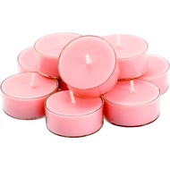 DEYBBY Natural Scented Soy Wax Tealight Candles Bulk, Romantic Rose Aromatherapy Luxury Tea Candle S