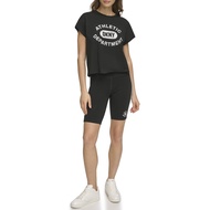 Women's Drop Out Shadow Logo Cropped T-Shirt Boxy