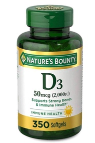 Nature’s Bounty Vitamin D3 350粒裝