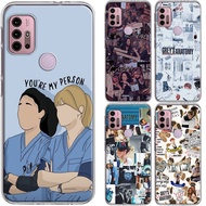 Case for Motorola Moto G54 5G E20 E6 Plus E7 G8 G9 G32 G14 Edge 40 G7 Greys Anatomy