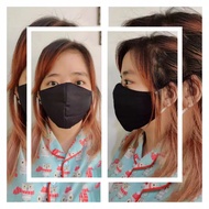 Masker kain 3ply dewasa HARGA 6pcs bahan kain semi rayon