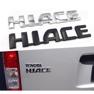 New 3D Toyota Hiace Emblem Badge Logo Letter Car Sticker Decal Rear Commuter Accessories