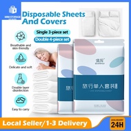 Bedsheet Set Disposable Bed Sheets Travel Disposable Bedding Pillow Case Bedsheet Bed Cover