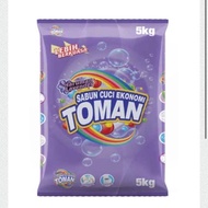 Toman Detergent Powder Lavender 5kg Toman Pencuci Baju Serbuk 洗衣粉 5kg